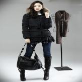 冬装时尚搭配图片_女生冬装